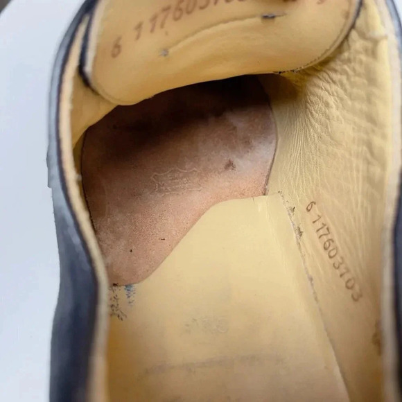 Heschung Suede Black Low Top Oxford Lace Up Shoes - Picture 11 of 14